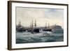 The Channel Fleet Off Scarborough, 1896-William Lionel Wyllie-Framed Giclee Print