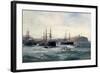 The Channel Fleet Off Scarborough, 1896-William Lionel Wyllie-Framed Giclee Print