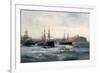 The Channel Fleet Off Scarborough, 1896-William Lionel Wyllie-Framed Giclee Print
