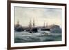 The Channel Fleet Off Scarborough, 1896-William Lionel Wyllie-Framed Giclee Print