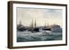 The Channel Fleet Off Scarborough, 1896-William Lionel Wyllie-Framed Giclee Print