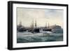 The Channel Fleet Off Scarborough, 1896-William Lionel Wyllie-Framed Giclee Print