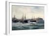 The Channel Fleet Off Scarborough, 1896-William Lionel Wyllie-Framed Giclee Print