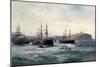 The Channel Fleet Off Scarborough, 1896-William Lionel Wyllie-Mounted Giclee Print