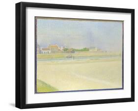 The Channel of Gravelines, Grand Fort-Philippe, 1890-Georges Seurat-Framed Giclee Print