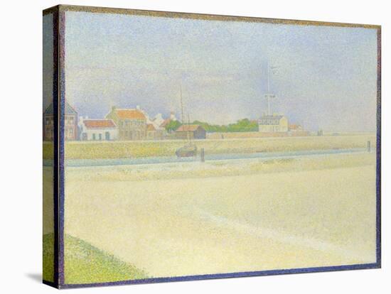 The Channel of Gravelines, Grand Fort-Philippe, 1890-Georges Seurat-Stretched Canvas