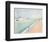 The Channel of Gravelines, Petit Fort Philippe, 1890-Georges Seurat-Framed Art Print