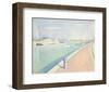 The Channel of Gravelines, Petit Fort Philippe, 1890-Georges Seurat-Framed Art Print