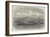 The Channel Squadron in Vigo Bay, Spain-null-Framed Giclee Print