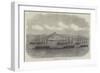 The Channel Squadron in Vigo Bay, Spain-null-Framed Giclee Print