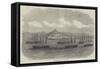 The Channel Squadron in Vigo Bay, Spain-null-Framed Stretched Canvas