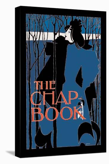 The Chap Book: "Blue Lady"""-Will H. Bradley-Stretched Canvas