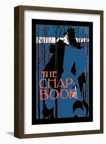 The Chap Book: "Blue Lady"""-Will H. Bradley-Framed Art Print