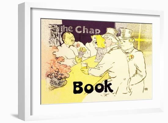 The Chap Book-Henri de Toulouse-Lautrec-Framed Art Print