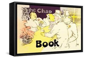 The Chap Book-Henri de Toulouse-Lautrec-Framed Stretched Canvas