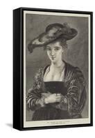 The Chapeau De Paille-Peter Paul Rubens-Framed Stretched Canvas