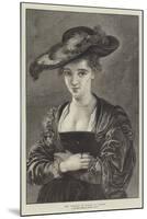 The Chapeau De Paille-Peter Paul Rubens-Mounted Giclee Print