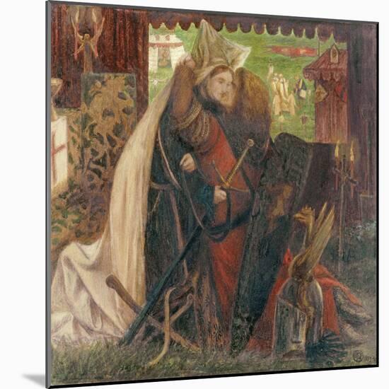 The Chapel before the Lists-Dante Gabriel Rossetti-Mounted Giclee Print