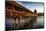 The Chapel Bridge in Warm Light, Lucerne, CH-George Oze-Mounted Photographic Print