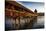 The Chapel Bridge in Warm Light, Lucerne, CH-George Oze-Stretched Canvas