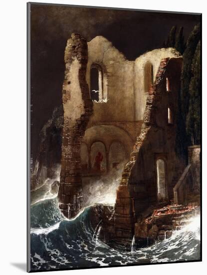 The Chapel; Die Kapelle, 1898-Arnold Bocklin-Mounted Giclee Print