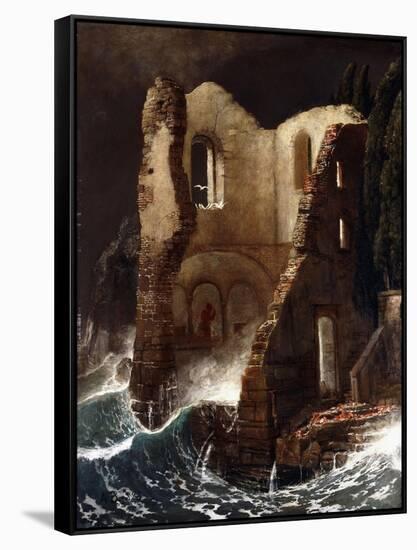 The Chapel; Die Kapelle, 1898-Arnold Bocklin-Framed Stretched Canvas