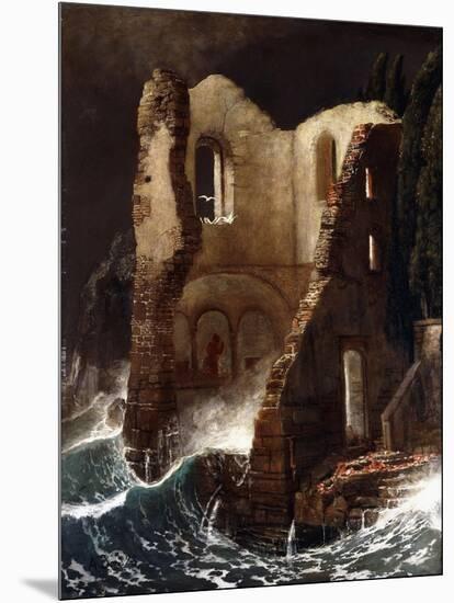 The Chapel; Die Kapelle, 1898-Arnold Bocklin-Mounted Giclee Print