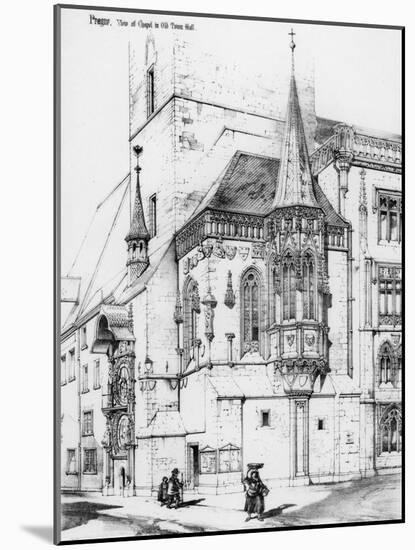 The Chapel in the Old Town Hall, Prague, Czech Republic, 19th Century-Richard Norman Shaw-Mounted Giclee Print