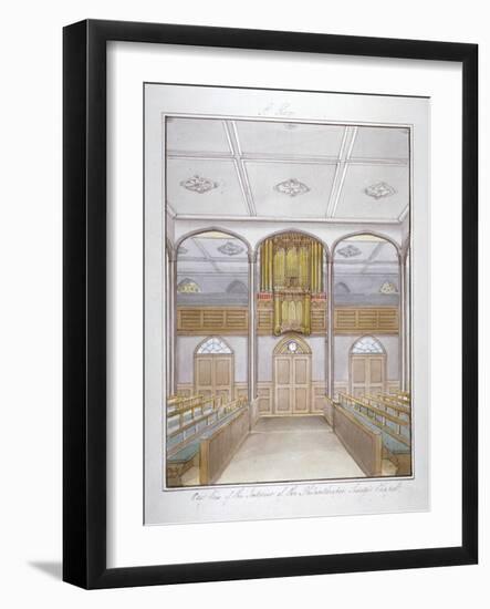 The Chapel in the Philanthropic Society Institution on London Road, Southwark, London, 1825-G Yates-Framed Giclee Print