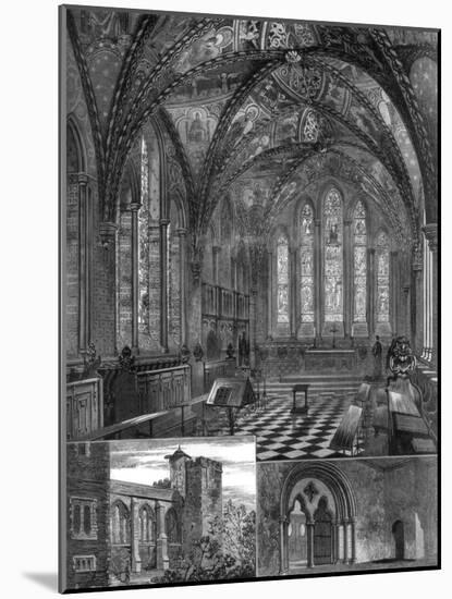 The Chapel of Lambeth Palace, London, 1887-null-Mounted Giclee Print