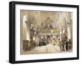 The Chapel of Saint Catherine at Mount Sinai Monastery, 1839-David Roberts-Framed Giclee Print