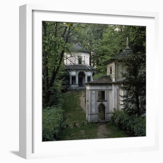 The Chapel of the Apparition of St Francis on a Chariot of Fire-null-Framed Giclee Print