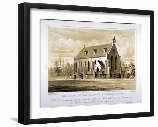 The Chapel of the Clapham Grammar School, London, C1850-W Sedgwick-Framed Giclee Print