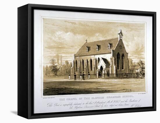 The Chapel of the Clapham Grammar School, London, C1850-W Sedgwick-Framed Stretched Canvas