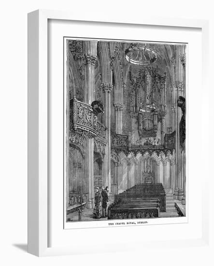 The Chapel Royal, Dublin, 19th Century-null-Framed Giclee Print