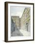 The Chapel Yard in Newgate Prison, Old Bailey, Newgate Prison, Old Bailey, City of London, 1840-Frederick Nash-Framed Giclee Print