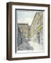 The Chapel Yard in Newgate Prison, Old Bailey, Newgate Prison, Old Bailey, City of London, 1840-Frederick Nash-Framed Giclee Print