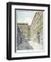 The Chapel Yard in Newgate Prison, Old Bailey, Newgate Prison, Old Bailey, City of London, 1840-Frederick Nash-Framed Giclee Print