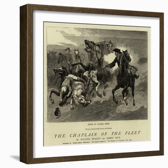 The Chaplain of the Fleet-Charles Green-Framed Giclee Print