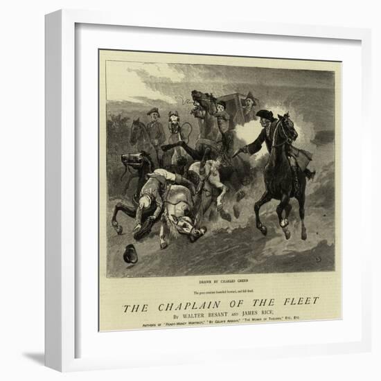 The Chaplain of the Fleet-Charles Green-Framed Giclee Print