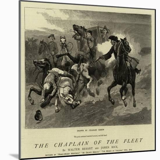 The Chaplain of the Fleet-Charles Green-Mounted Giclee Print