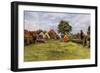 'The Chappells' cottage at Rolleston' by Kate Greenaway-Kate Greenaway-Framed Giclee Print