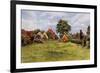 'The Chappells' cottage at Rolleston' by Kate Greenaway-Kate Greenaway-Framed Giclee Print