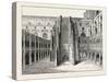 The Chapter House of Old St. Paul's from a View by Hollar London-null-Stretched Canvas
