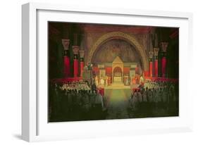 The Chapter of the Order of the Templars Held at Paris, 22nd April 1147, 1844-Francois-Marius Granet-Framed Giclee Print