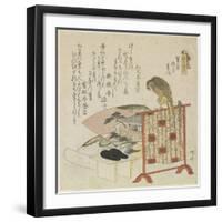 The Chapters of Sekiya, E-Awase and Matsukaze-Ryuryukyo Shinsai-Framed Giclee Print