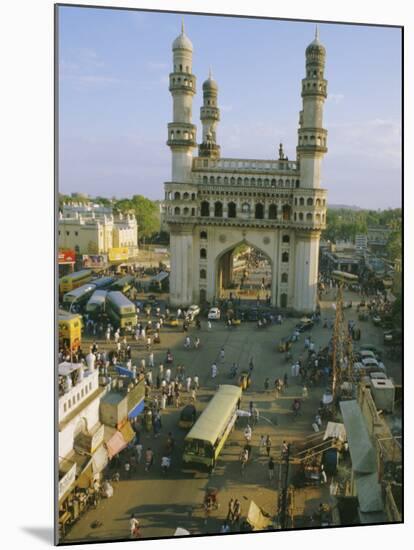 The Char Minar (Charminar) Triumphal Arch in Hyderabad, Andhra Pradesh, India-John Henry Claude Wilson-Mounted Photographic Print