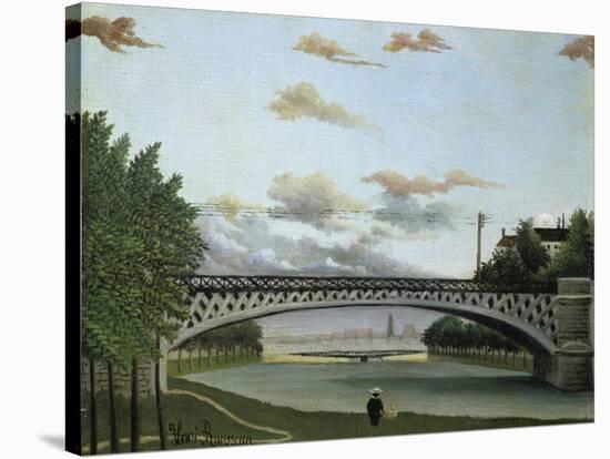 The Charenton Bridge-Henri Rousseau-Stretched Canvas