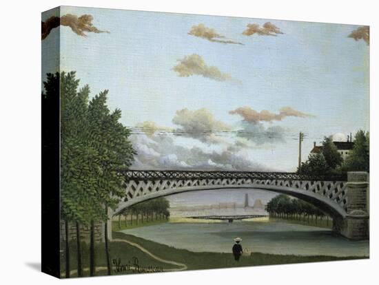 The Charenton Bridge-Henri Rousseau-Stretched Canvas