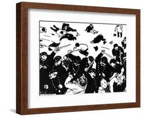 The Charge, 1893-Félix Vallotton-Framed Giclee Print